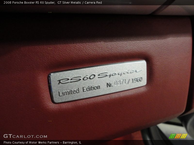  2008 Boxster RS 60 Spyder Logo
