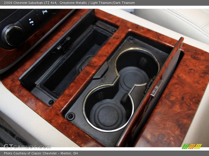 Greystone Metallic / Light Titanium/Dark Titanium 2009 Chevrolet Suburban LTZ 4x4