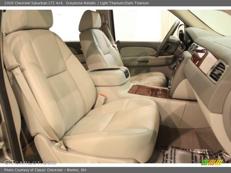 Greystone Metallic / Light Titanium/Dark Titanium 2009 Chevrolet Suburban LTZ 4x4