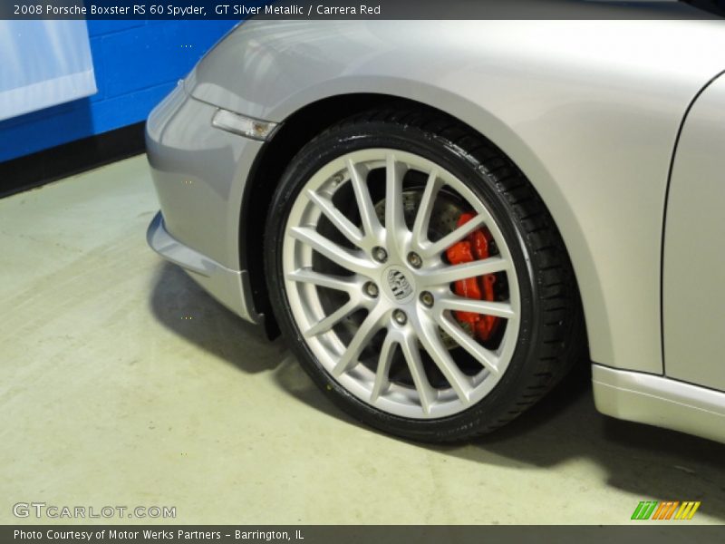 GT Silver Metallic / Carrera Red 2008 Porsche Boxster RS 60 Spyder