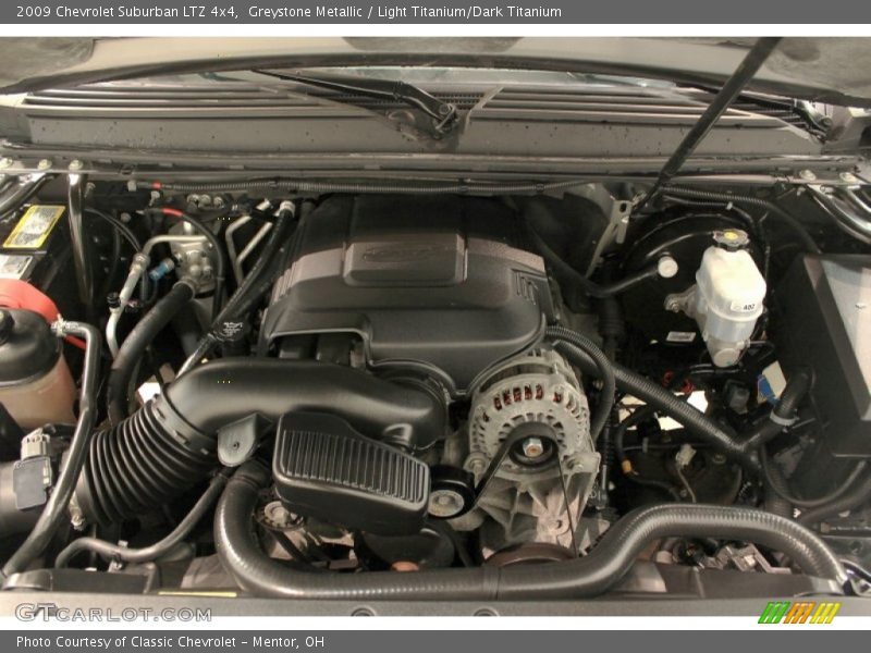 Greystone Metallic / Light Titanium/Dark Titanium 2009 Chevrolet Suburban LTZ 4x4