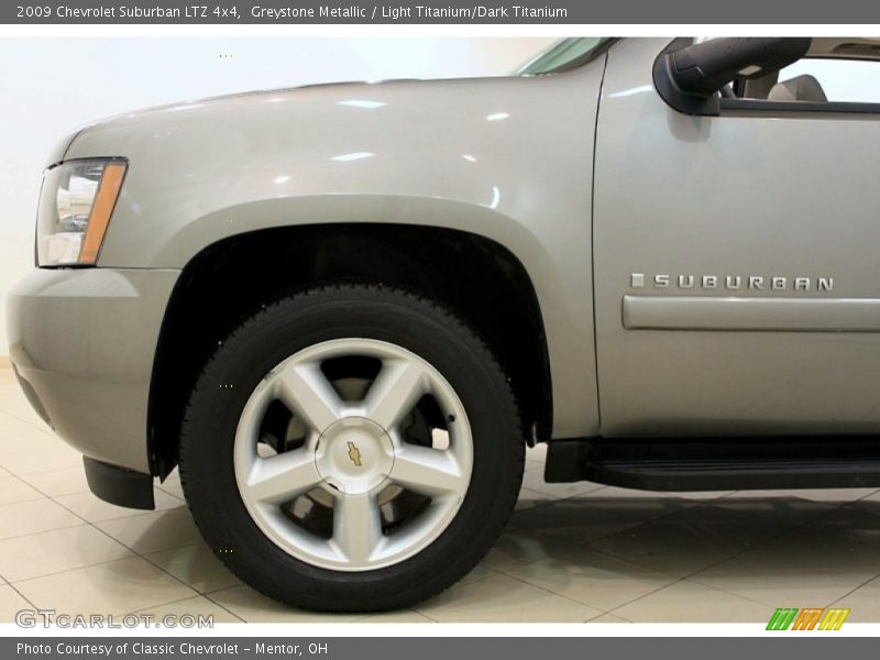 Greystone Metallic / Light Titanium/Dark Titanium 2009 Chevrolet Suburban LTZ 4x4