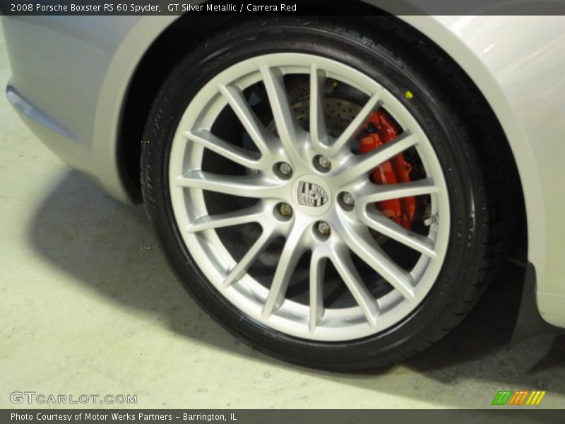 GT Silver Metallic / Carrera Red 2008 Porsche Boxster RS 60 Spyder