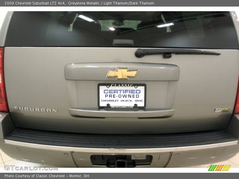 Greystone Metallic / Light Titanium/Dark Titanium 2009 Chevrolet Suburban LTZ 4x4