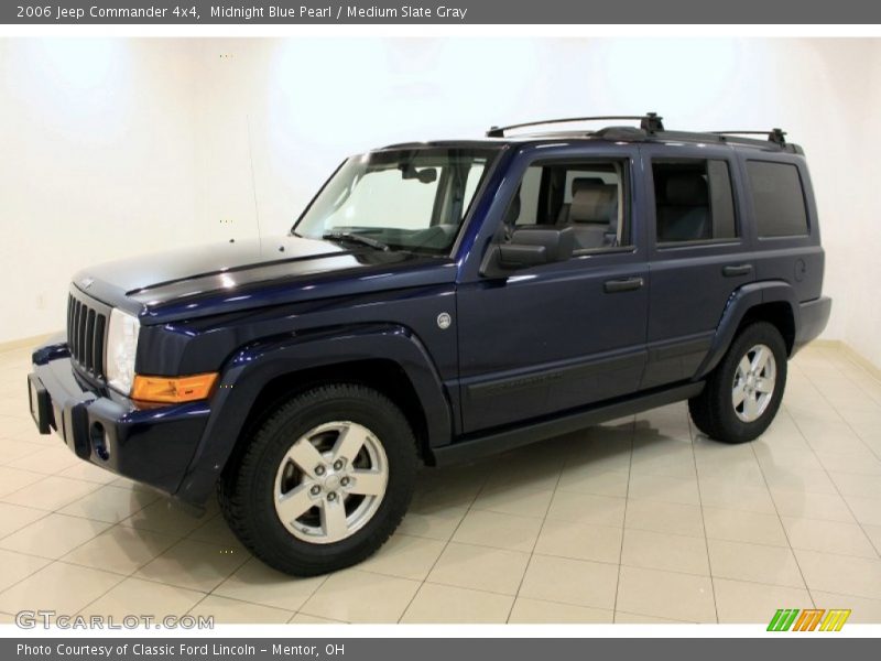 Midnight Blue Pearl / Medium Slate Gray 2006 Jeep Commander 4x4