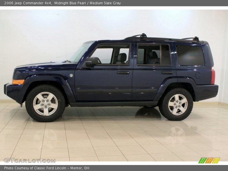 Midnight Blue Pearl / Medium Slate Gray 2006 Jeep Commander 4x4