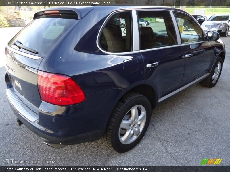 Dark Sea Blue / Havanna/Sand Beige 2004 Porsche Cayenne S