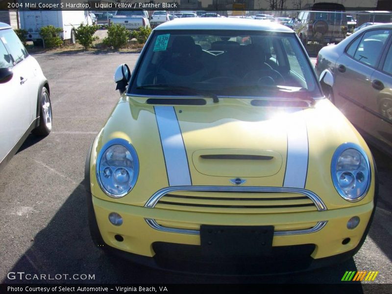 Liquid Yellow / Panther Black 2004 Mini Cooper S Hardtop