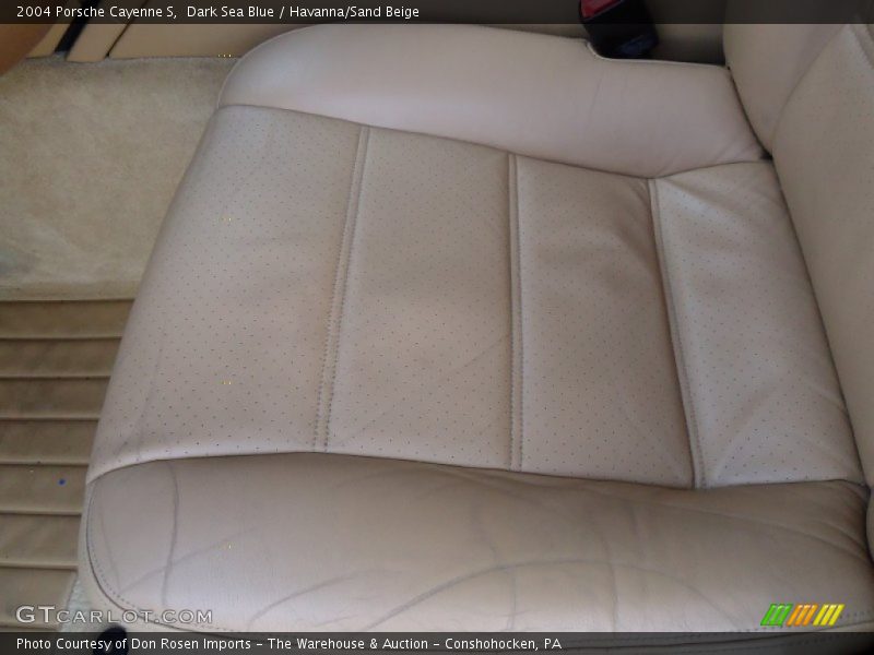Dark Sea Blue / Havanna/Sand Beige 2004 Porsche Cayenne S