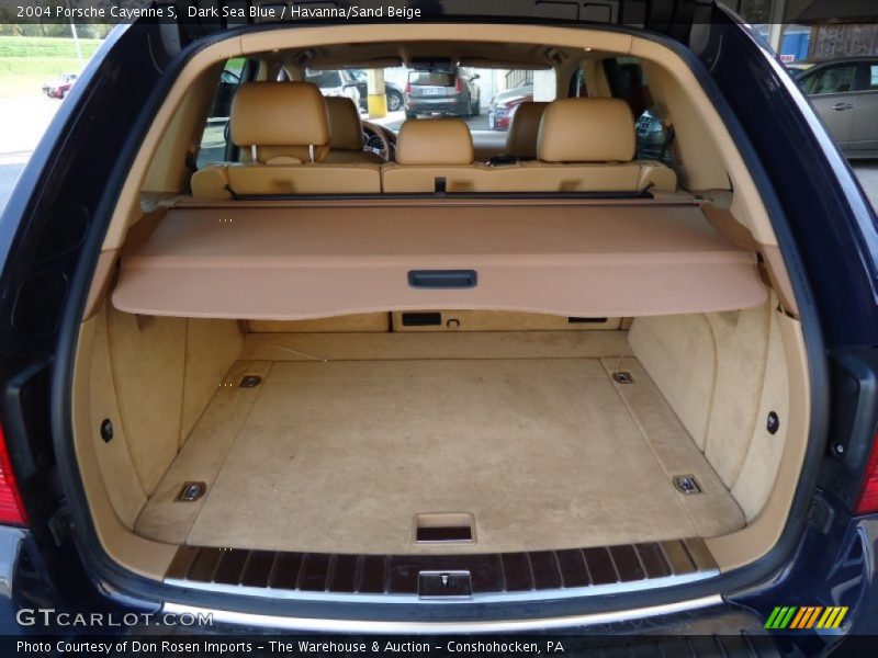 Dark Sea Blue / Havanna/Sand Beige 2004 Porsche Cayenne S