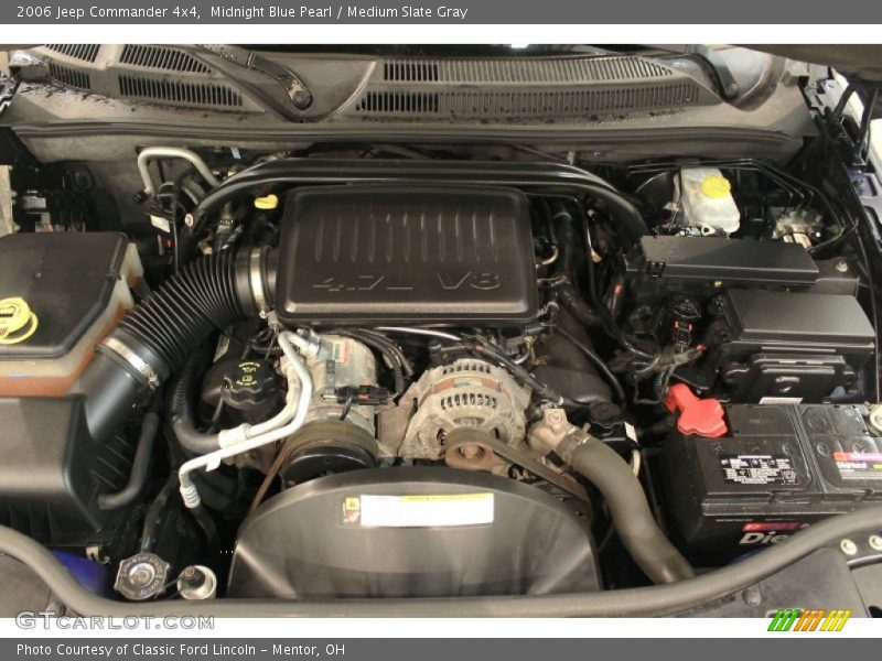 Midnight Blue Pearl / Medium Slate Gray 2006 Jeep Commander 4x4