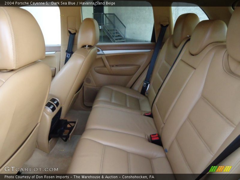 Dark Sea Blue / Havanna/Sand Beige 2004 Porsche Cayenne S