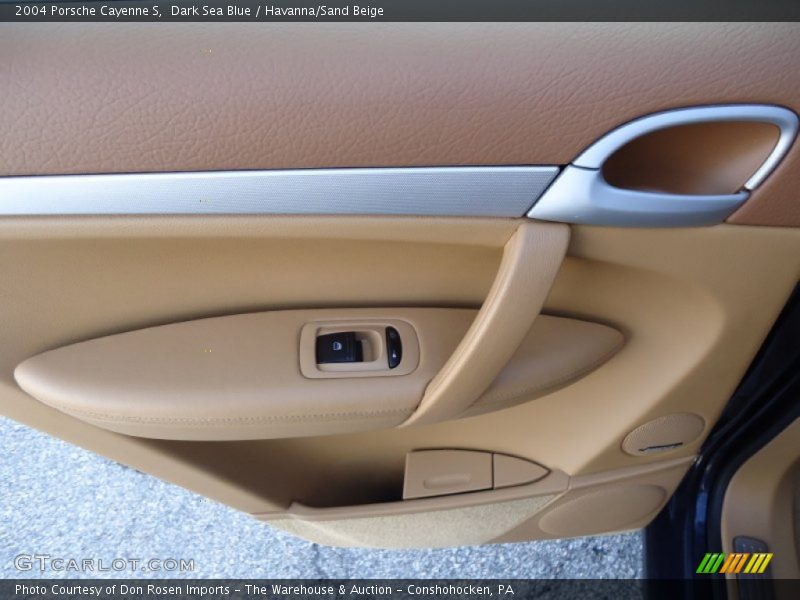 Dark Sea Blue / Havanna/Sand Beige 2004 Porsche Cayenne S