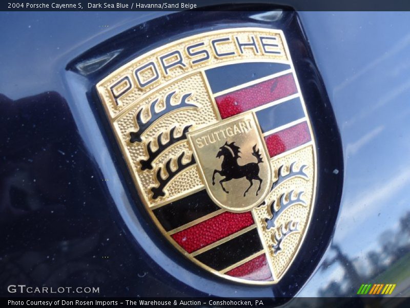 Dark Sea Blue / Havanna/Sand Beige 2004 Porsche Cayenne S