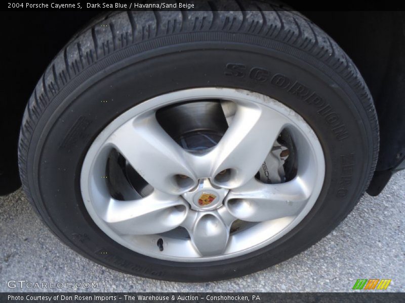 Dark Sea Blue / Havanna/Sand Beige 2004 Porsche Cayenne S
