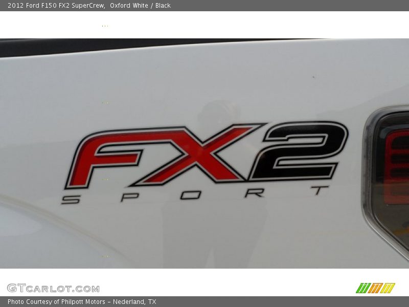 Oxford White / Black 2012 Ford F150 FX2 SuperCrew