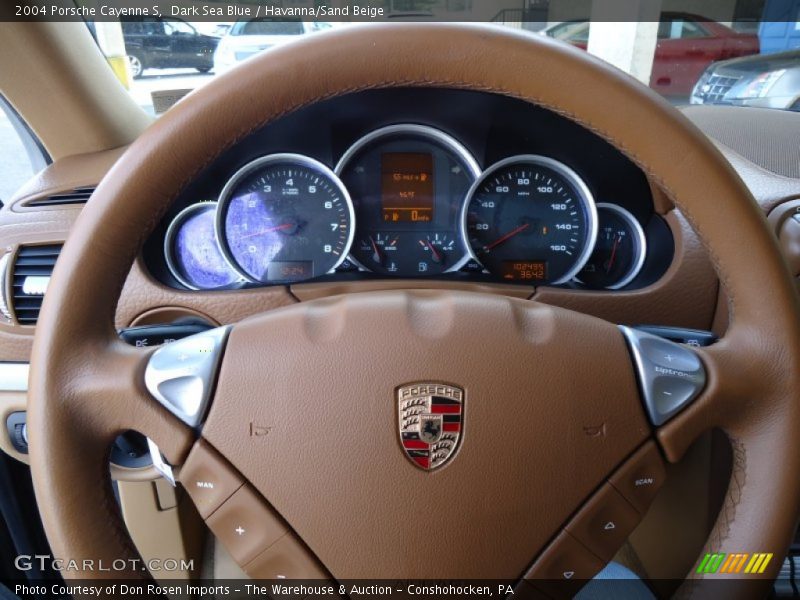 Dark Sea Blue / Havanna/Sand Beige 2004 Porsche Cayenne S