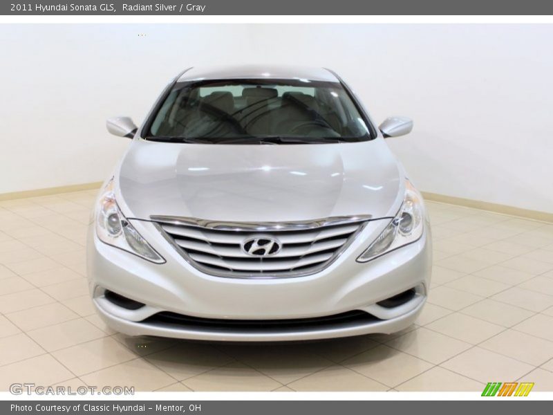 Radiant Silver / Gray 2011 Hyundai Sonata GLS