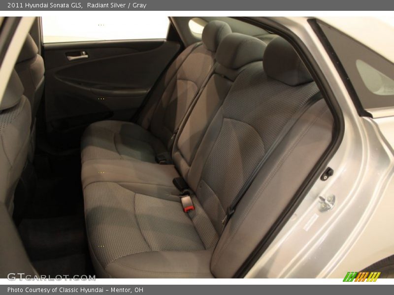 Radiant Silver / Gray 2011 Hyundai Sonata GLS