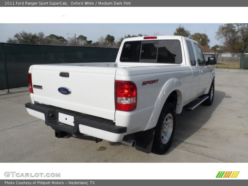 Oxford White / Medium Dark Flint 2011 Ford Ranger Sport SuperCab