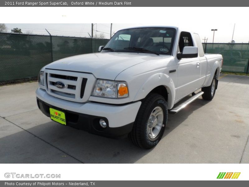 Oxford White / Medium Dark Flint 2011 Ford Ranger Sport SuperCab