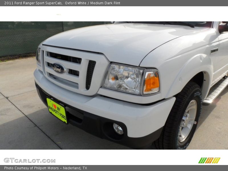 Oxford White / Medium Dark Flint 2011 Ford Ranger Sport SuperCab