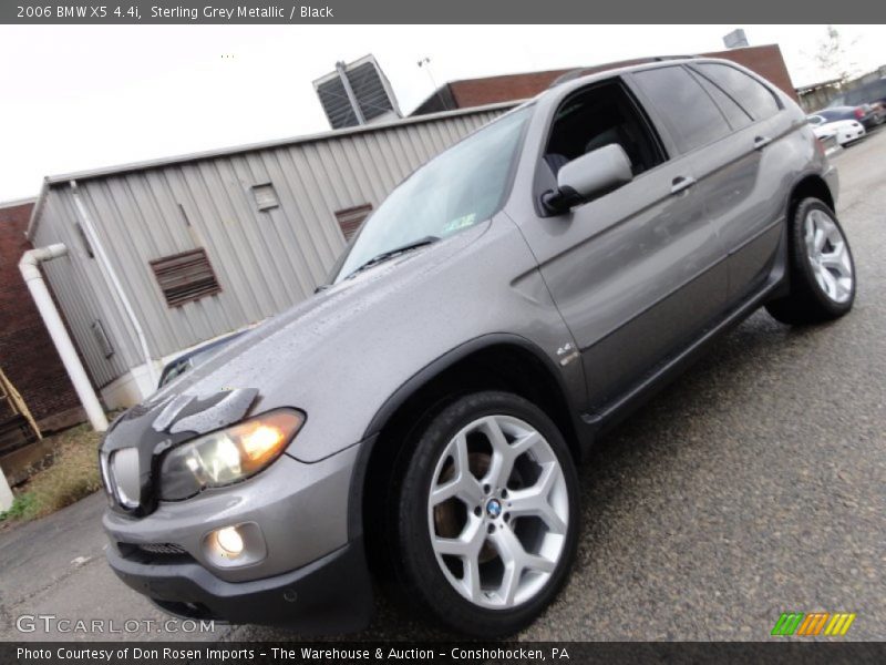 Sterling Grey Metallic / Black 2006 BMW X5 4.4i