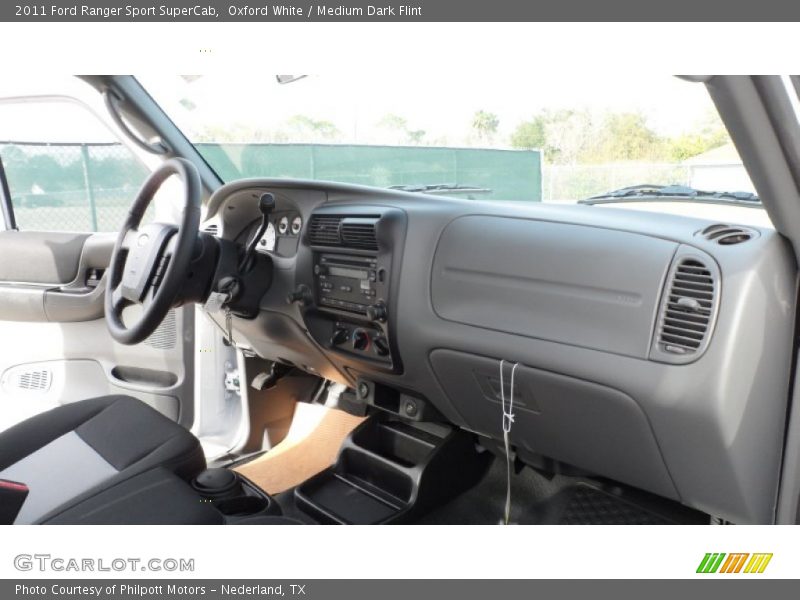 Oxford White / Medium Dark Flint 2011 Ford Ranger Sport SuperCab