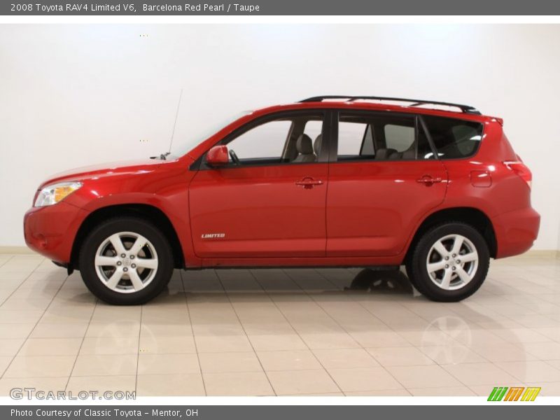  2008 RAV4 Limited V6 Barcelona Red Pearl