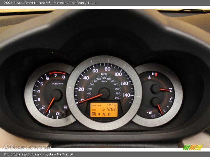  2008 RAV4 Limited V6 Limited V6 Gauges