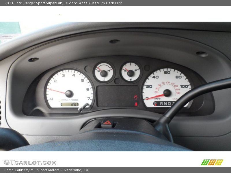  2011 Ranger Sport SuperCab Sport SuperCab Gauges