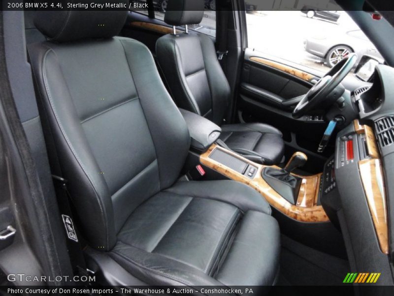Sterling Grey Metallic / Black 2006 BMW X5 4.4i