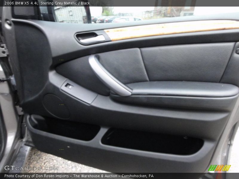 Sterling Grey Metallic / Black 2006 BMW X5 4.4i