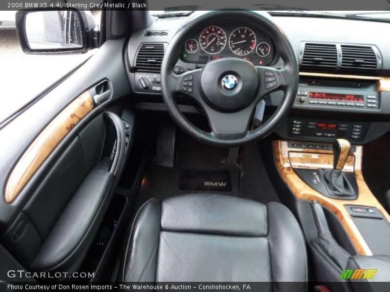 Sterling Grey Metallic / Black 2006 BMW X5 4.4i