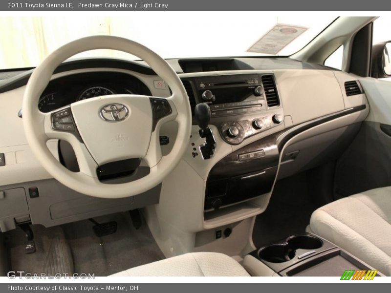Predawn Gray Mica / Light Gray 2011 Toyota Sienna LE