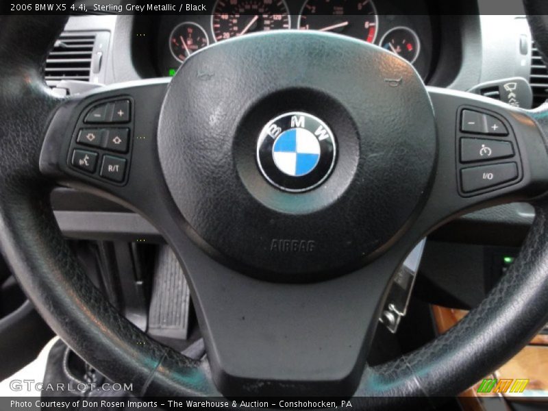 Sterling Grey Metallic / Black 2006 BMW X5 4.4i