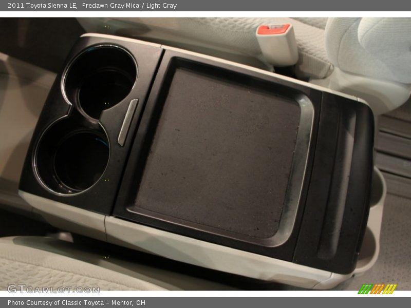 Predawn Gray Mica / Light Gray 2011 Toyota Sienna LE