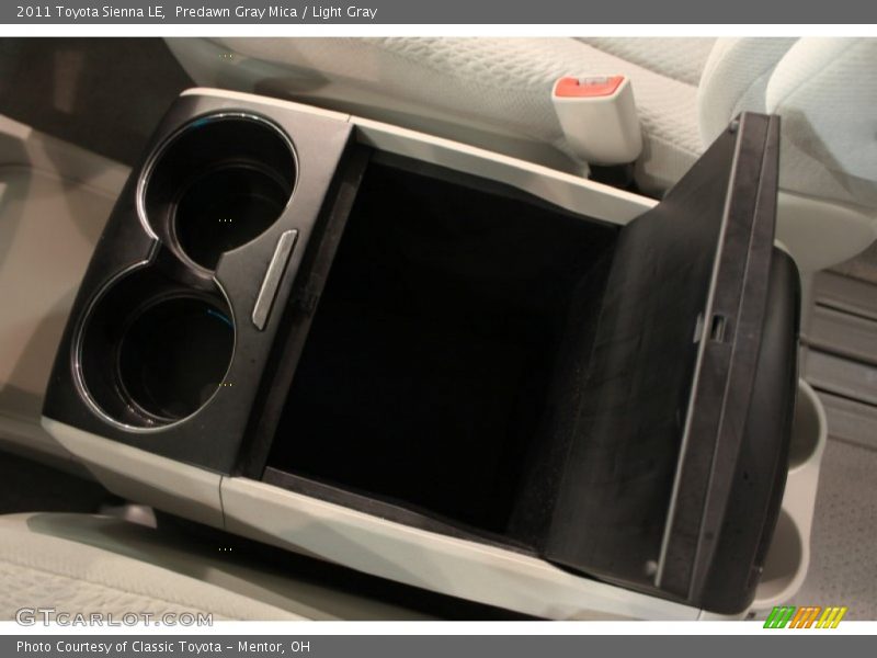 Predawn Gray Mica / Light Gray 2011 Toyota Sienna LE