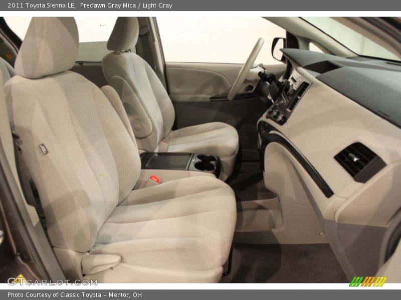 Predawn Gray Mica / Light Gray 2011 Toyota Sienna LE