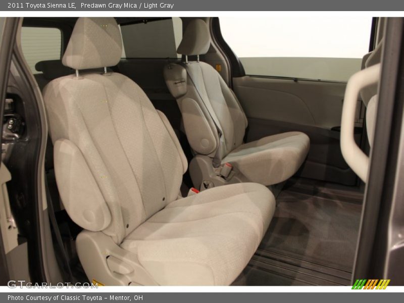 Predawn Gray Mica / Light Gray 2011 Toyota Sienna LE