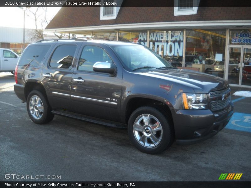 Taupe Gray Metallic / Ebony 2010 Chevrolet Tahoe LTZ 4x4
