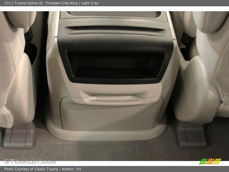 Predawn Gray Mica / Light Gray 2011 Toyota Sienna LE
