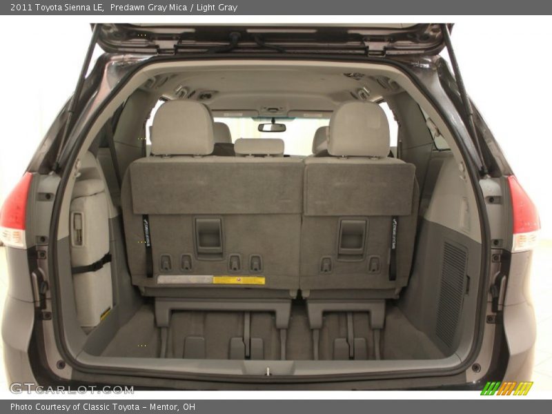 Predawn Gray Mica / Light Gray 2011 Toyota Sienna LE