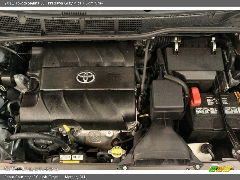 Predawn Gray Mica / Light Gray 2011 Toyota Sienna LE