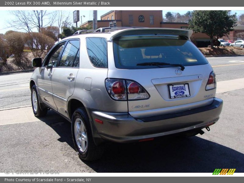 Millennium Silver Metallic / Black 2002 Lexus RX 300 AWD