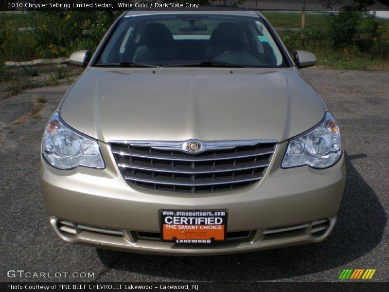 White Gold / Dark Slate Gray 2010 Chrysler Sebring Limited Sedan