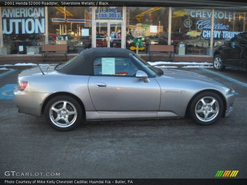 Silverstone Metallic / Black 2001 Honda S2000 Roadster