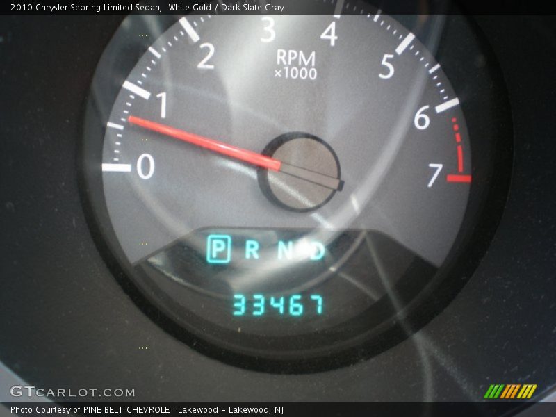 White Gold / Dark Slate Gray 2010 Chrysler Sebring Limited Sedan