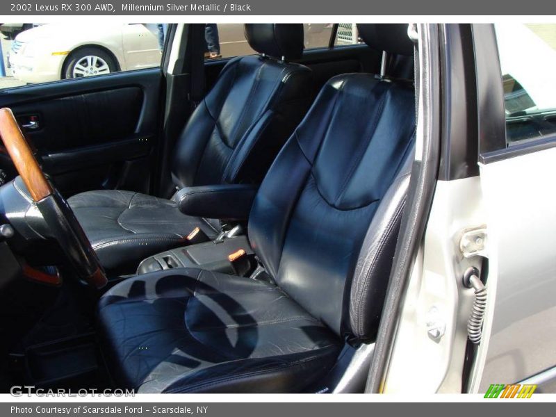 Millennium Silver Metallic / Black 2002 Lexus RX 300 AWD