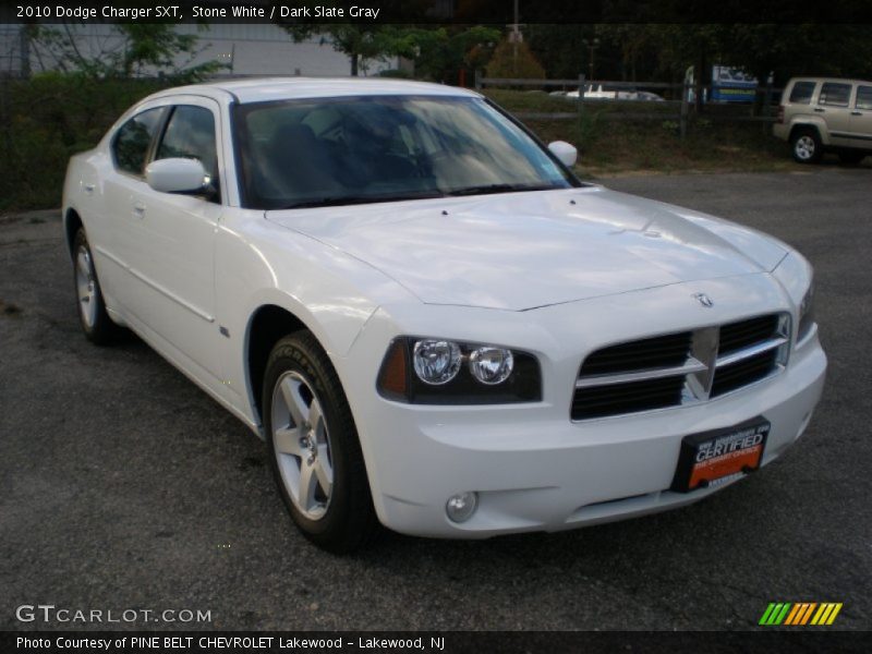 Stone White / Dark Slate Gray 2010 Dodge Charger SXT